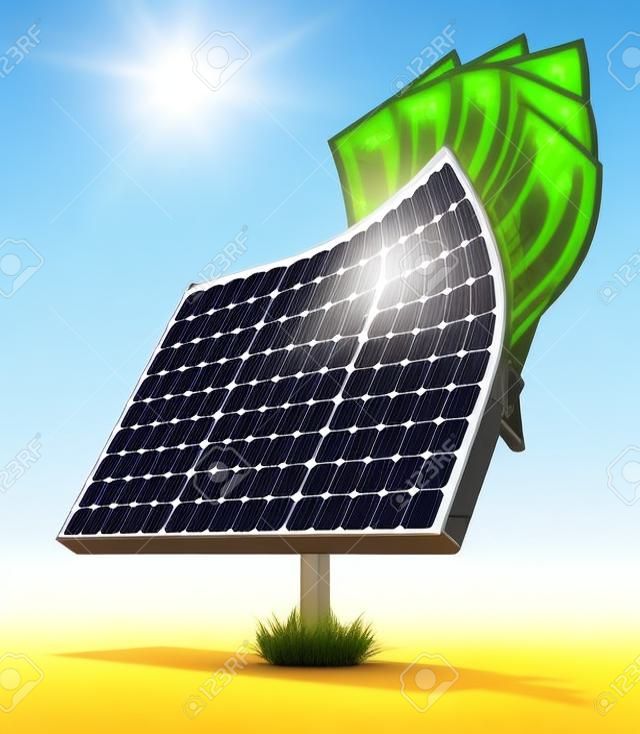 Концепция экономии солнечной энергии