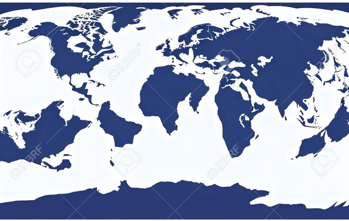 完全なグローバル世界の地球地図グラフィック孤立アートアイコンシンボル