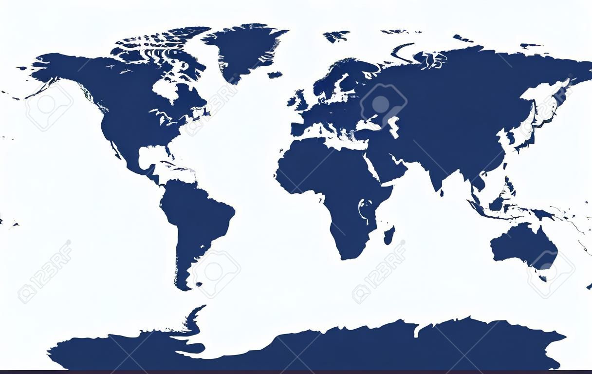 完全なグローバル世界の地球地図グラフィック孤立アートアイコンシンボル