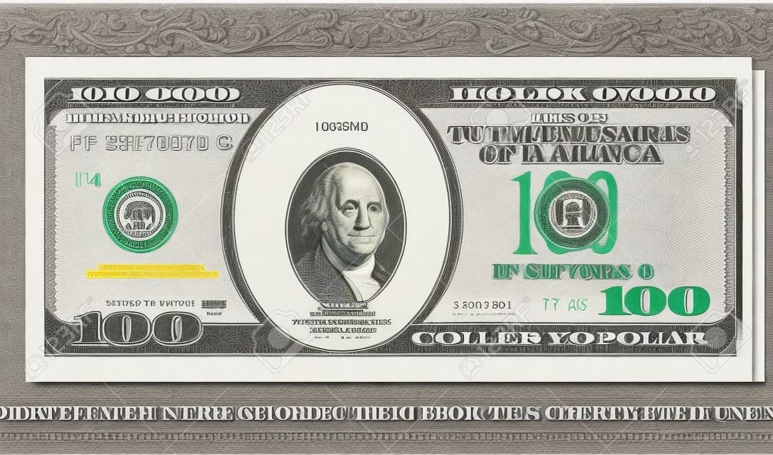billete de cien dólares