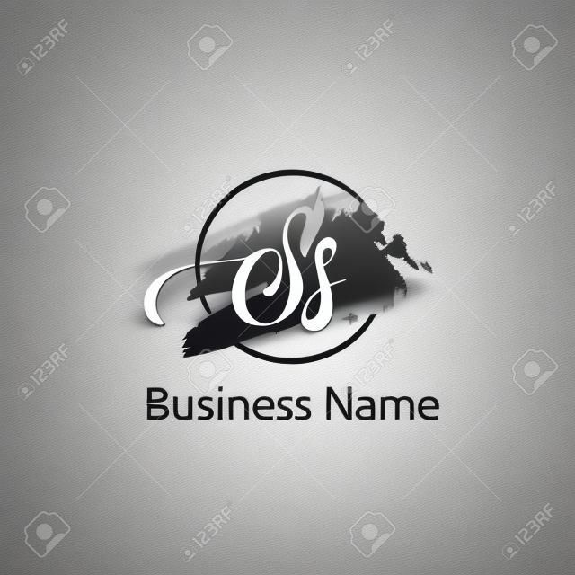 Initial Letter SS Logo Template Design