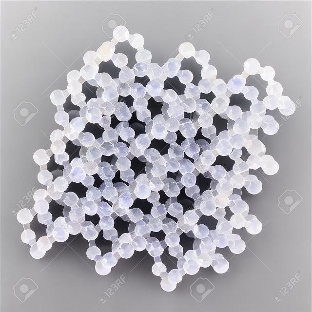 Quartz (a-quartz, SiO2) crystal structure