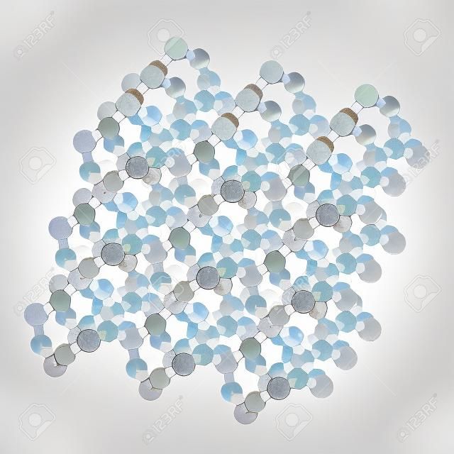 Quartz (a-quartz, SiO2) crystal structure