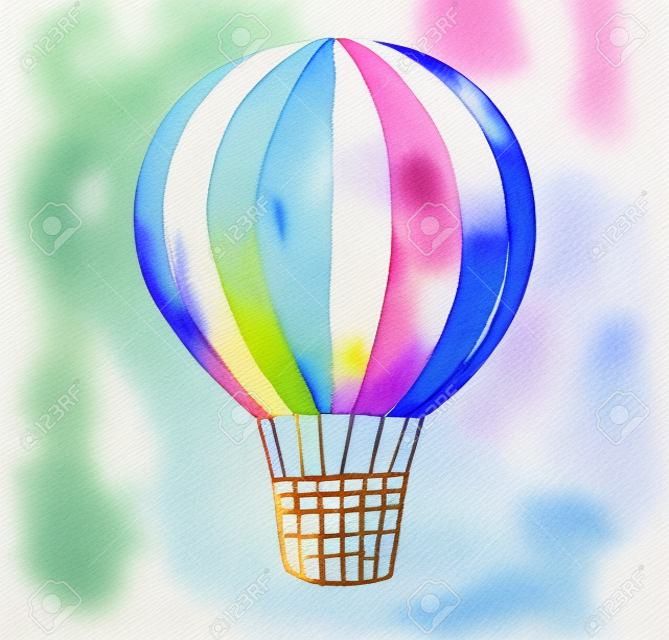 Watercolor balloon