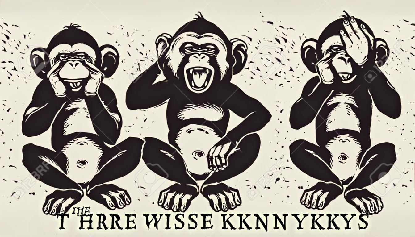 三個聰明的猴子