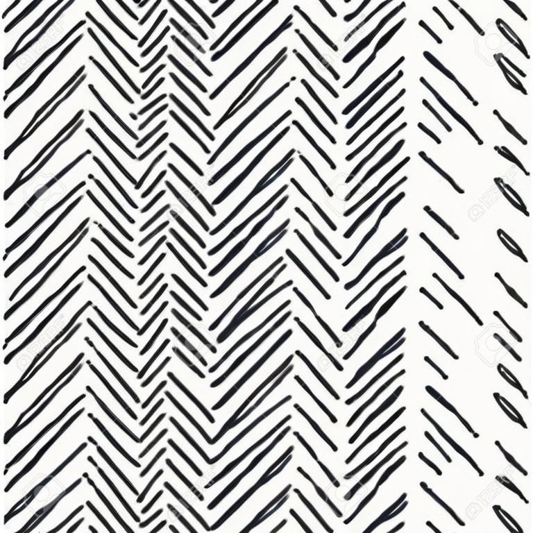 hand drawn herringbone pattern design. vector illustration