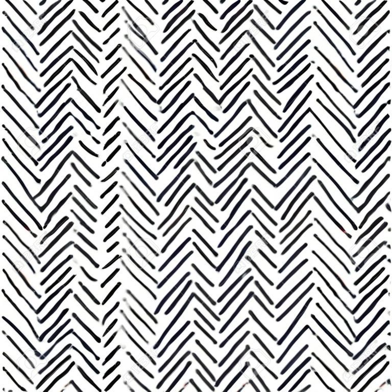 hand drawn herringbone pattern design. vector illustration
