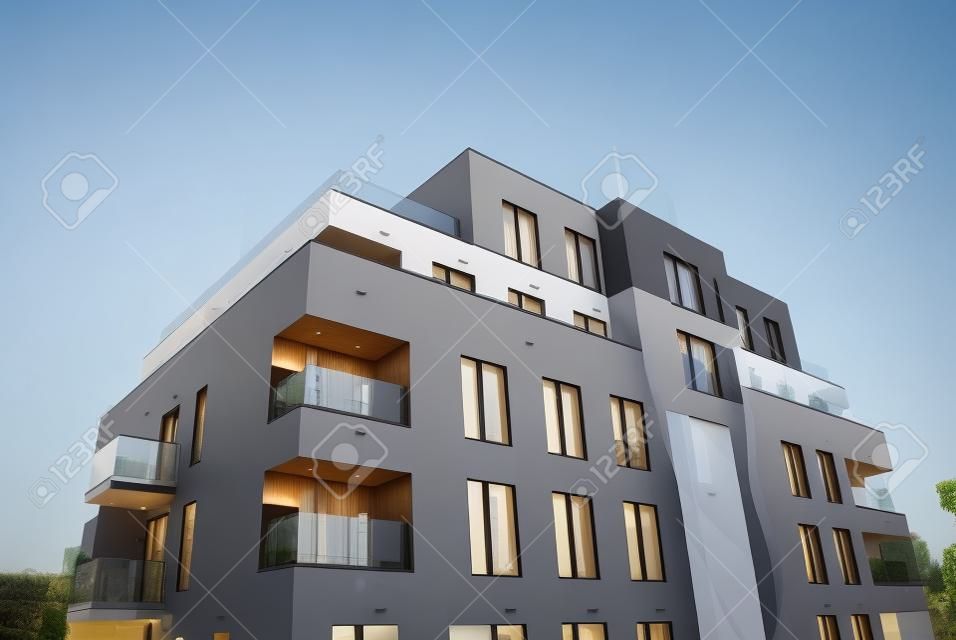 Modern, Luxury Apartment Building