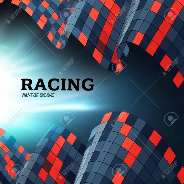 Racing Background with Space for Your Text.u
