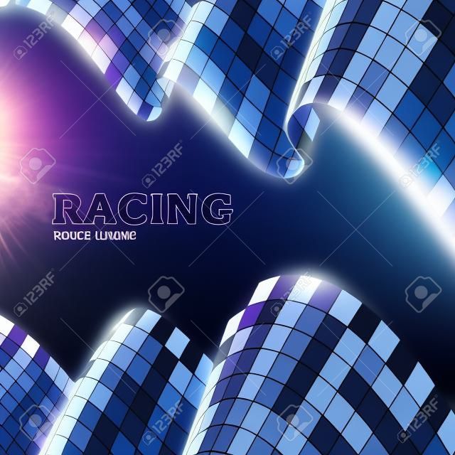 Racing Hintergrund mit Platz für Ihre Text.u