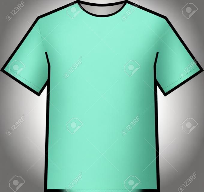 Blank T-Shirt-Vorlage Vektor