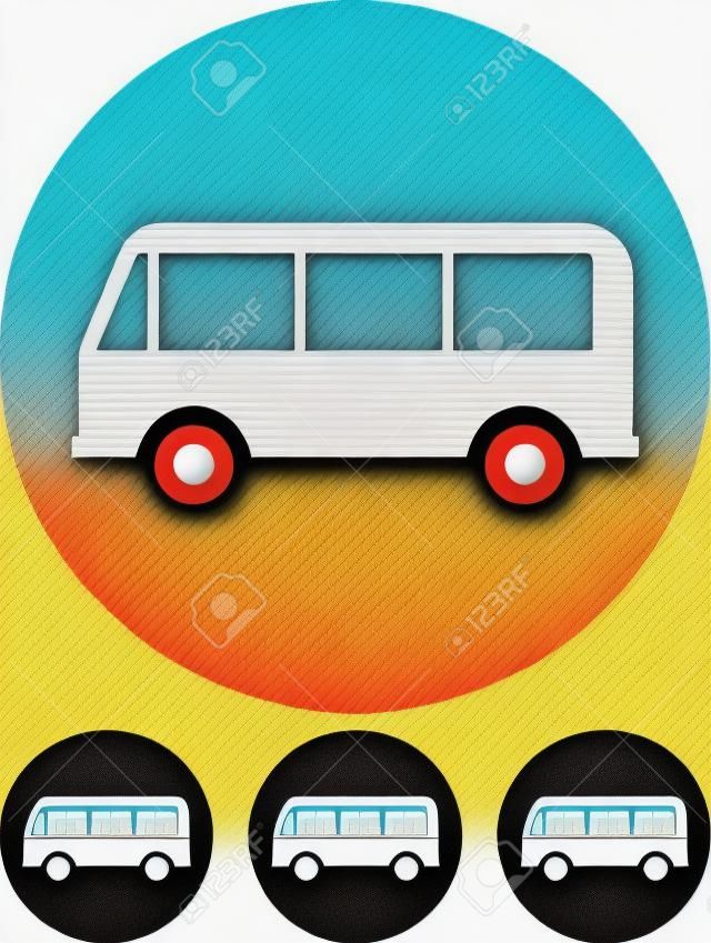 icône vecteur de bus