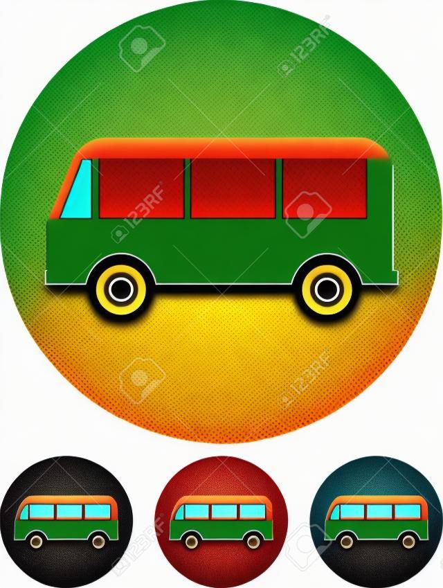 Bus ikona wektor