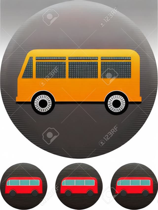 巴士矢量圖標