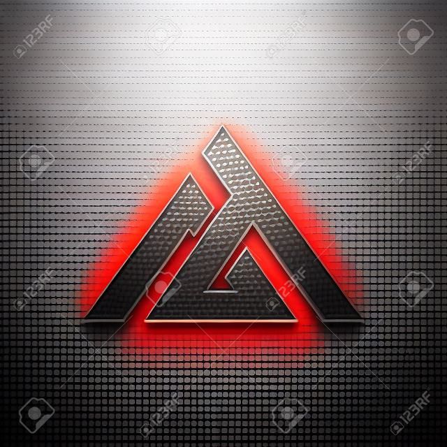 Initial letter logo at logo or ta logo design template