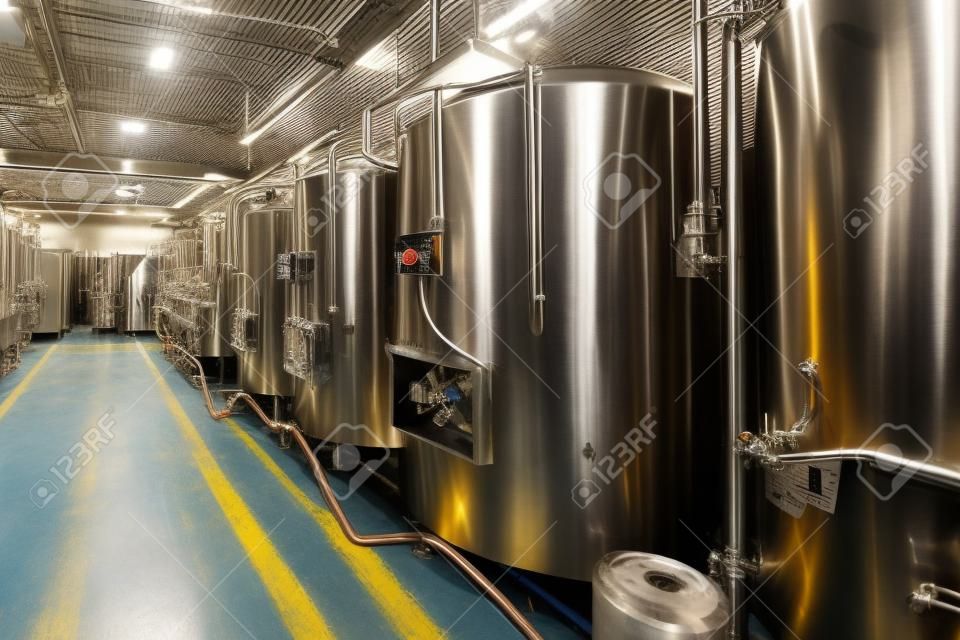 Linia do produkcji piwa rzemieślniczego w prywatnym minibrowarze