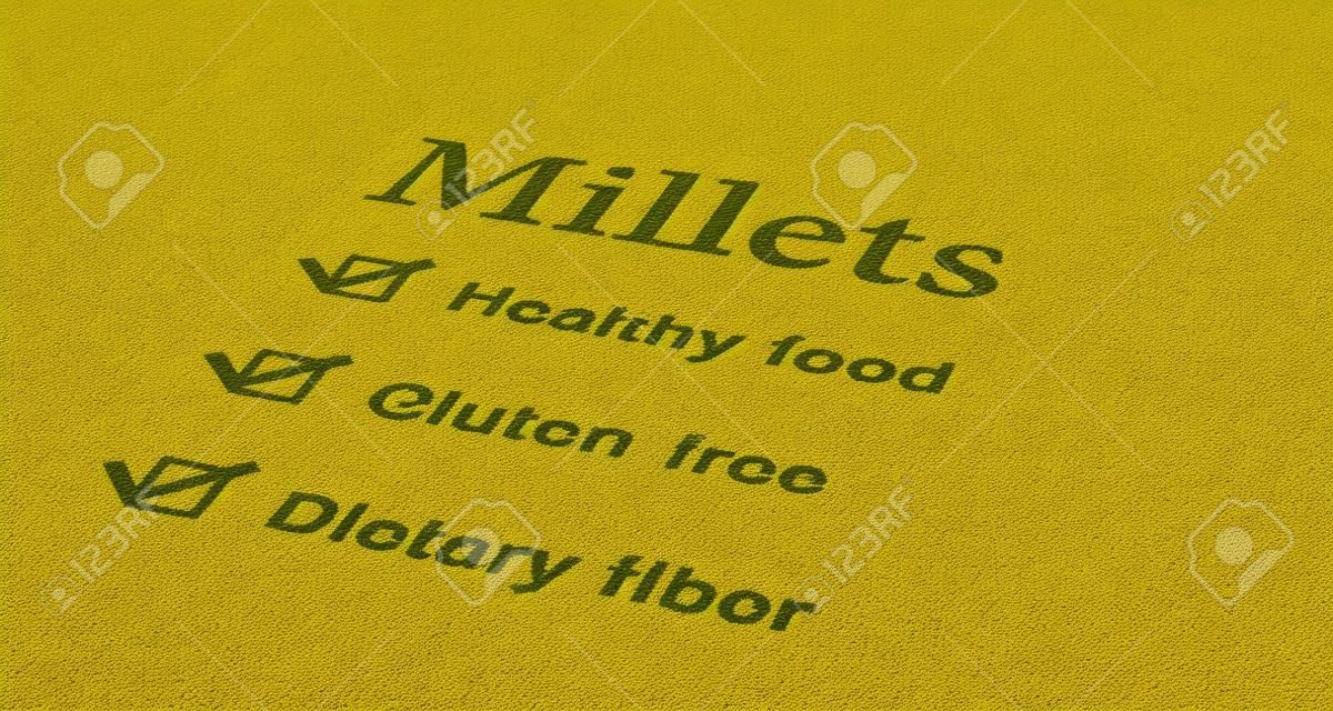 Conceptual indication of the benefits of millets.
