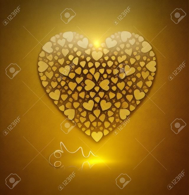Herz aus Gold