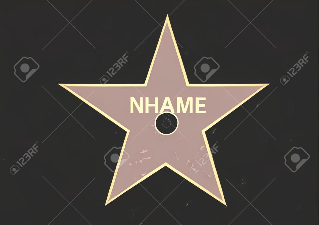 Star award vector illustration for famous people