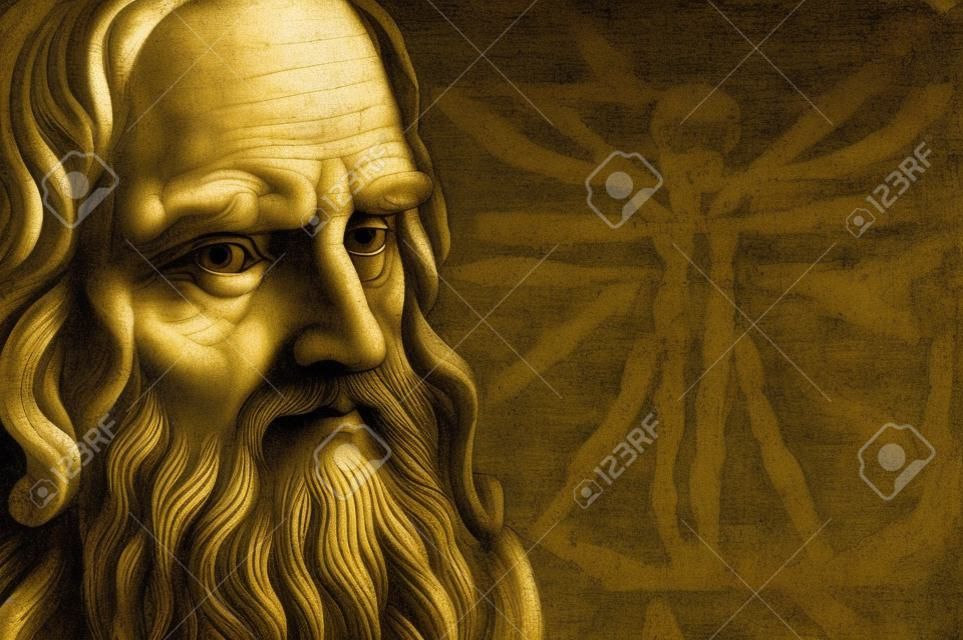 Leonardo のダ ・ ヴィンチ、人間性で最も偉大な心の 1 つ