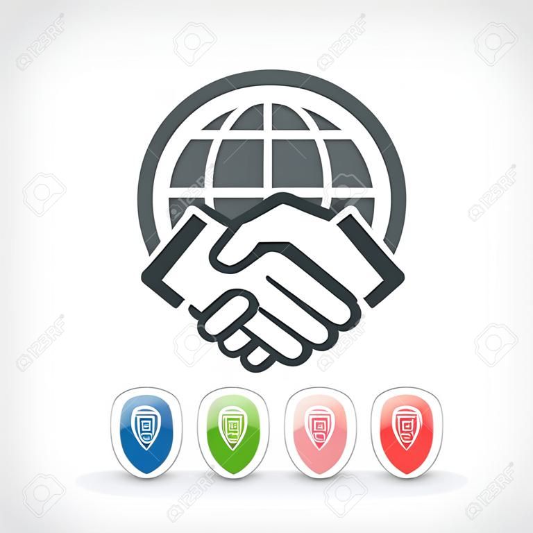 Global agreement icon