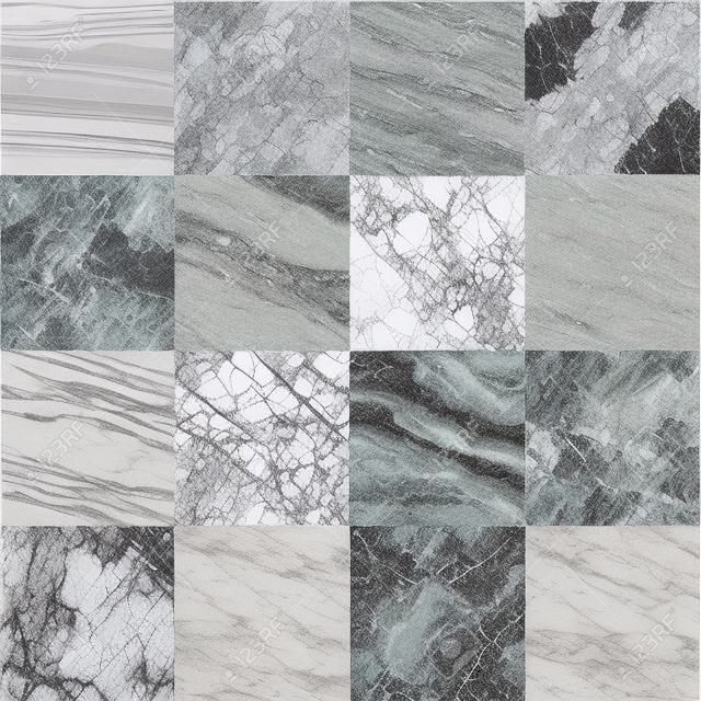 High quality seamless checkerboard marble floor tiling