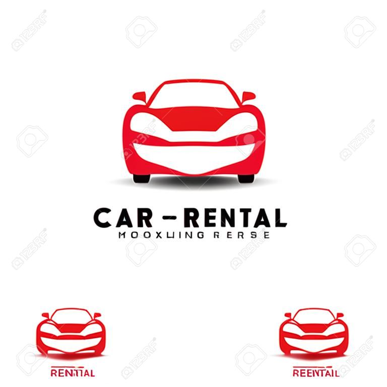 Autoverhuur logo, eenvoudig en modern logo, geschikt voor uw bedrijf.