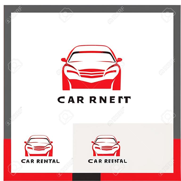 Logotipo de alquiler de coches, logotipo sencillo y moderno, adecuado para su negocio.