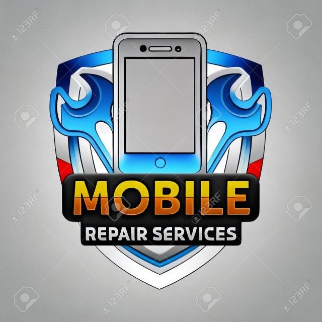 手機維修服務徽標