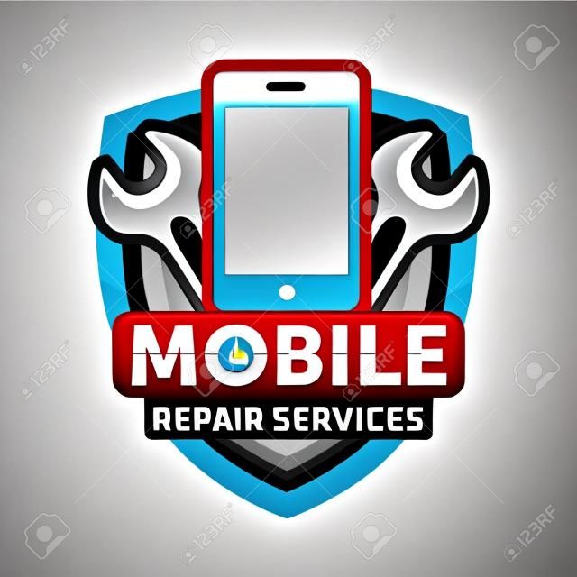 logo van mobiele reparatiediensten