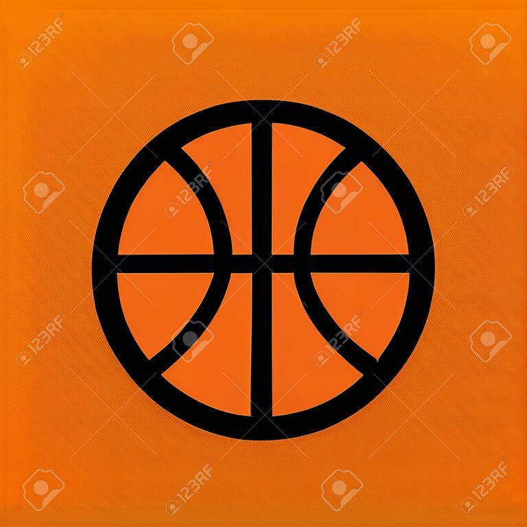 Basketball symbol Illustration.