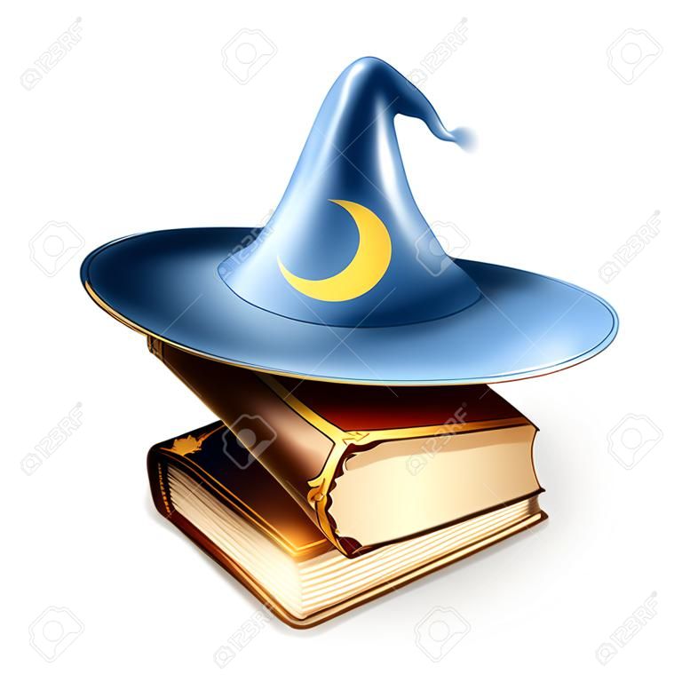 Sihirbaz şapkası ve eski kitap