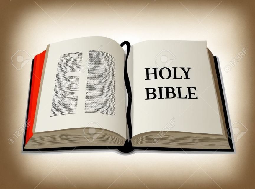 Bíblia, ilustração vetorial