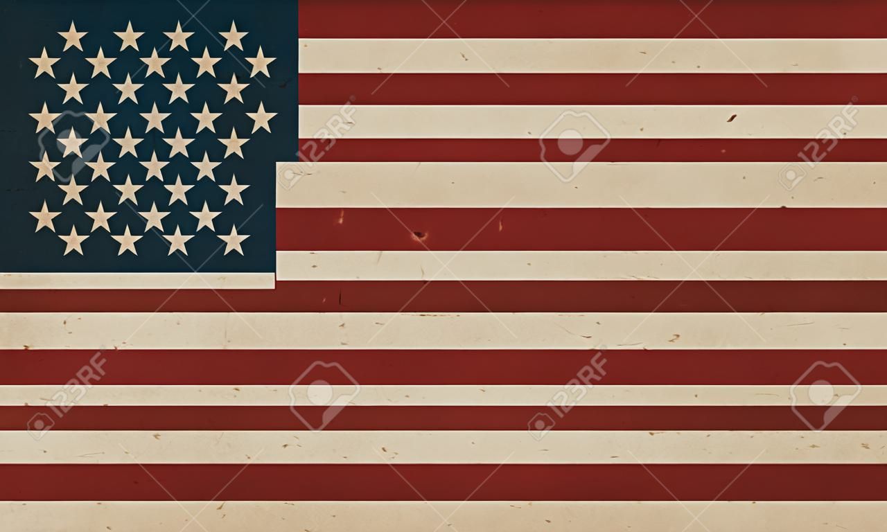 Priorità bassa della bandiera americana di lerciume