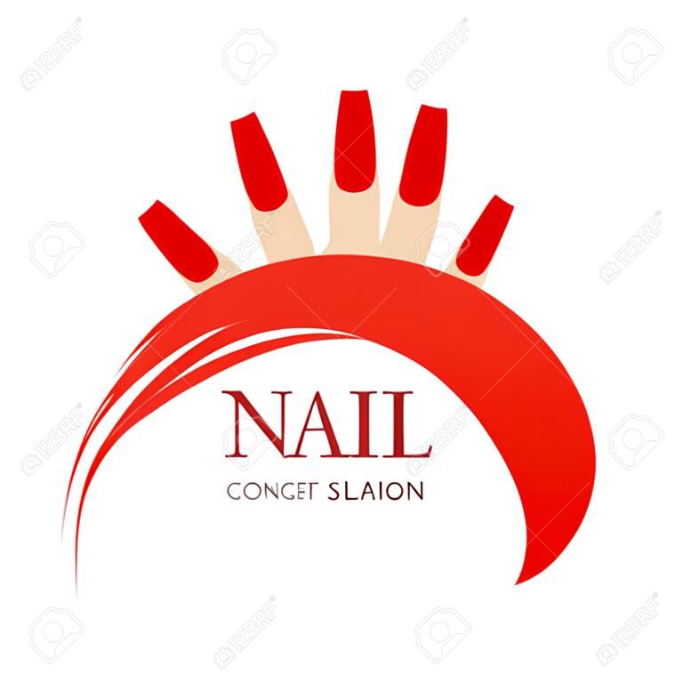 Nail art concept for professional manicure salons