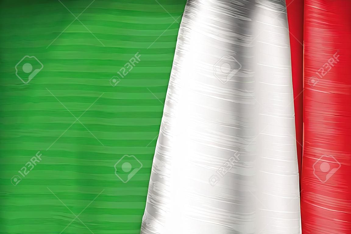 Stoff Flagge von Italien
