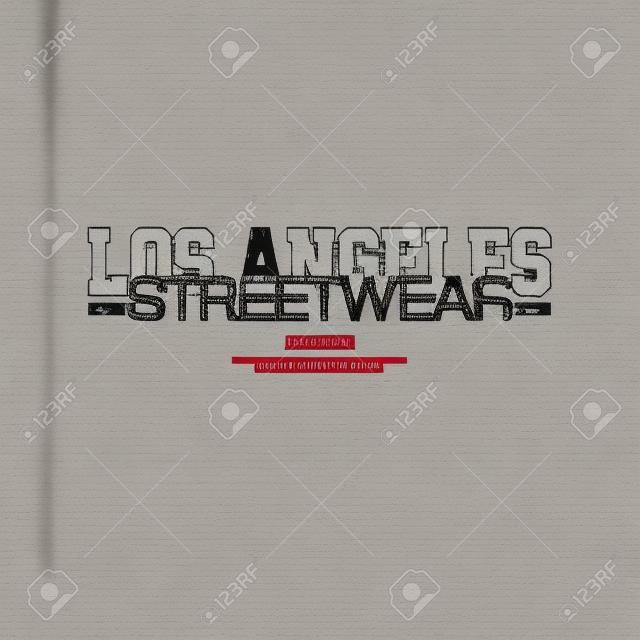 ロサンゼルスのストリートウェアシンプルなヴィンテージファッション