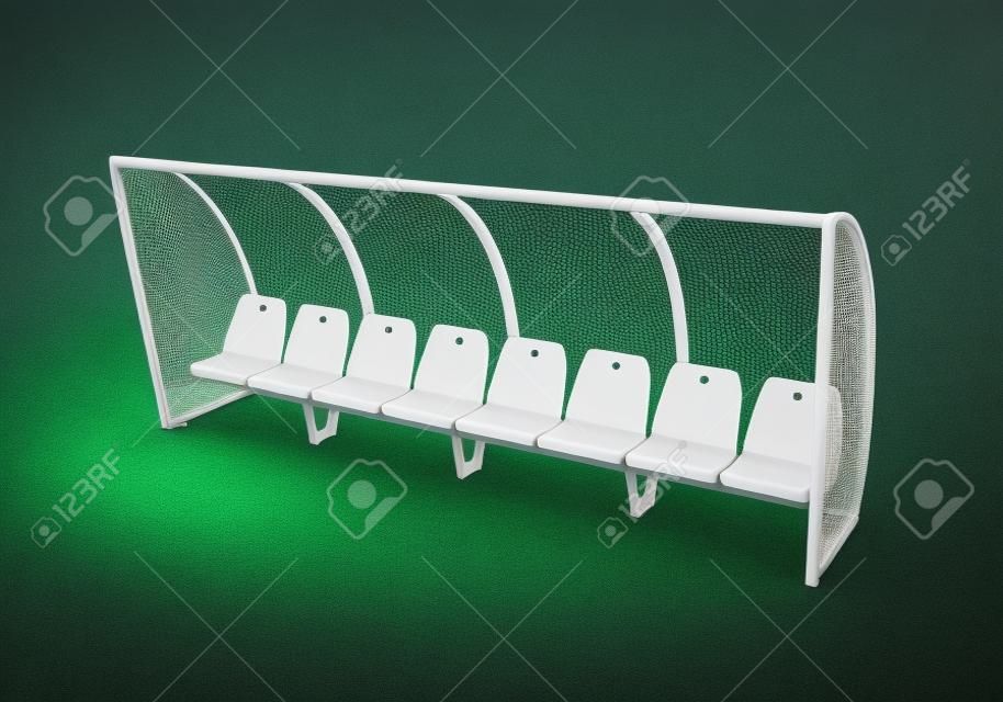 Soccer Player Bench