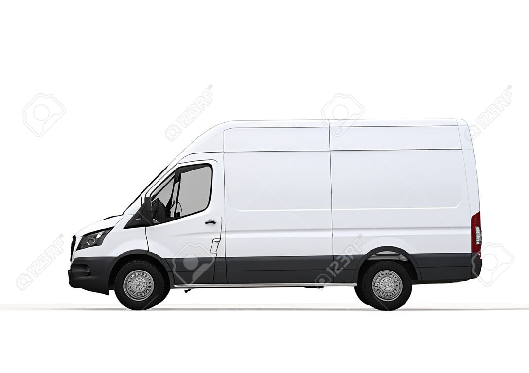 Delivery Van Isolata