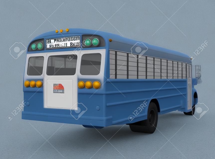 Prisoner Transport Bus Isolated