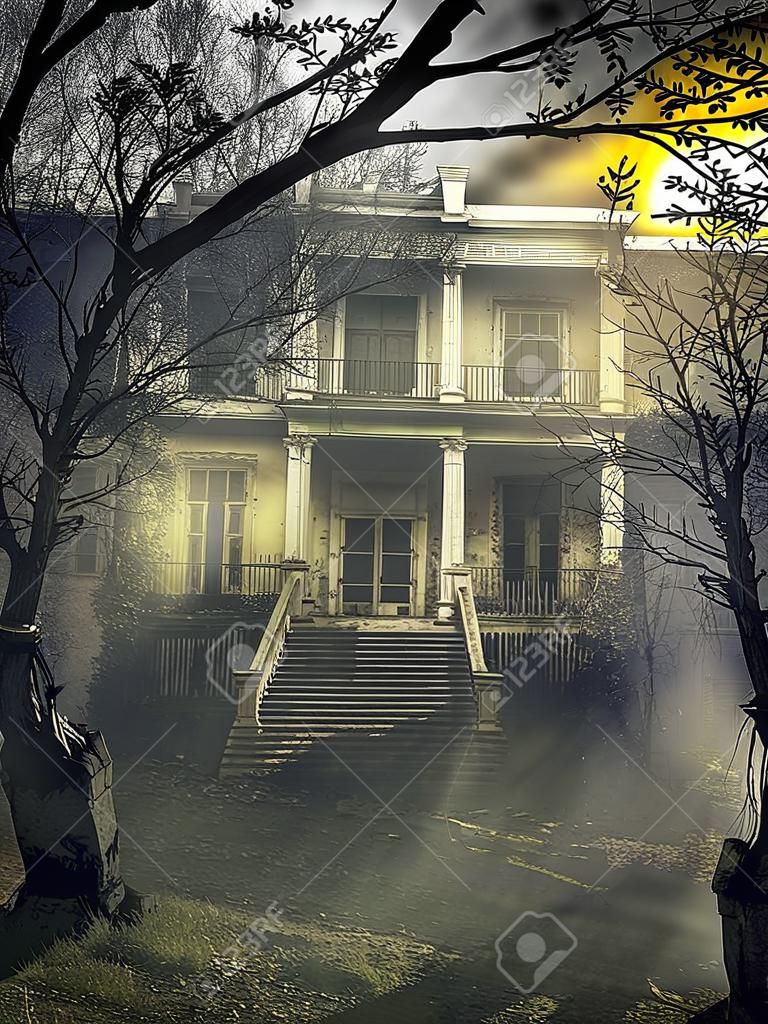 velho abandonado assustador Haunted casa