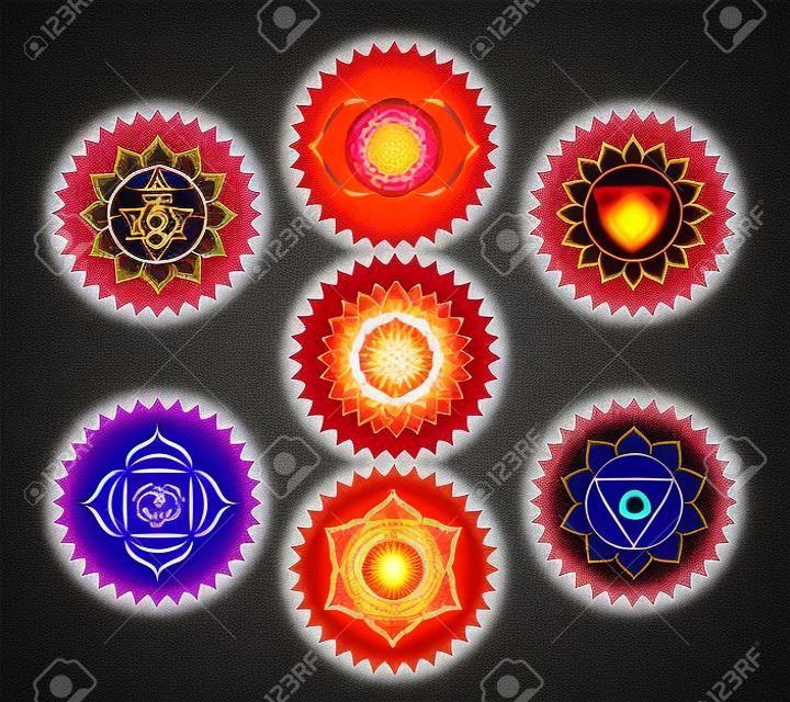 Set of chakras