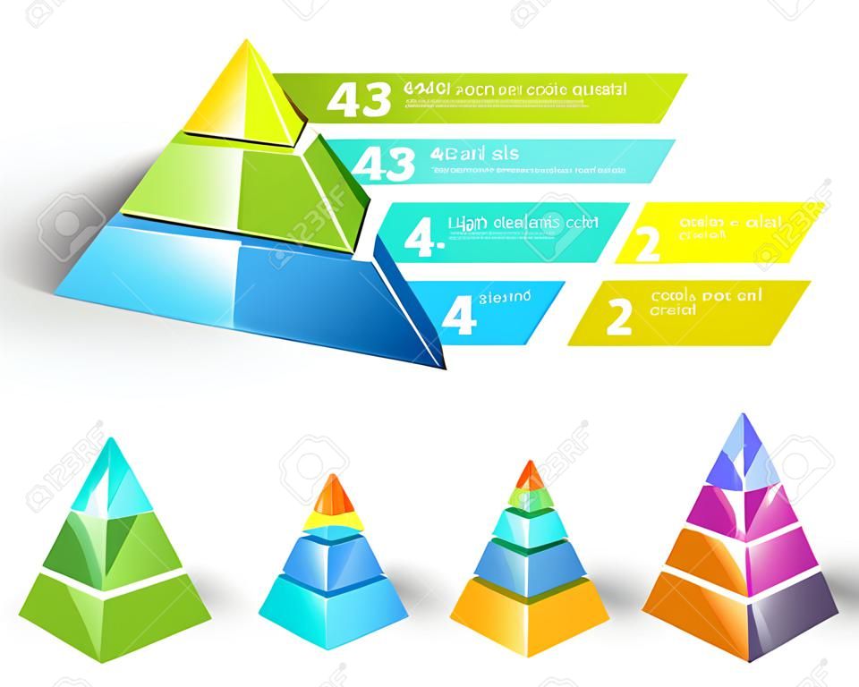 Pyramid chart templates