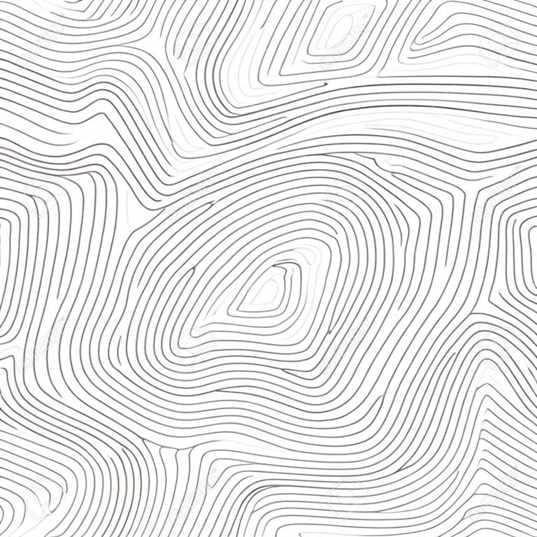 curvas de nivel topográficas de vectores mapa de patrón transparente. Mapa del terreno geográfico, la ilustración de la topografía del mapa lineal