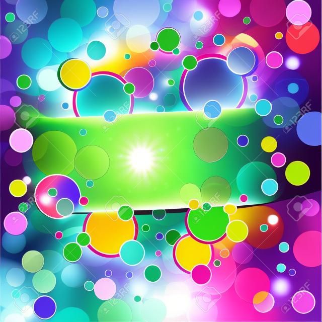 Creative colorful circles background vector illustration