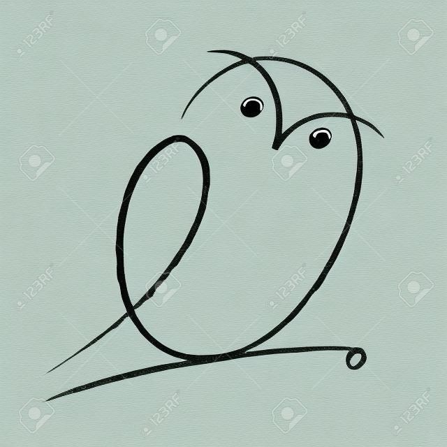 Owl illustrazione