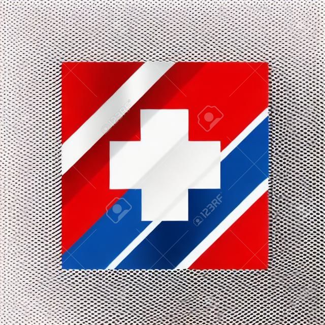 Switzerland flag. National Switzerland flag. Flat vector illustration.