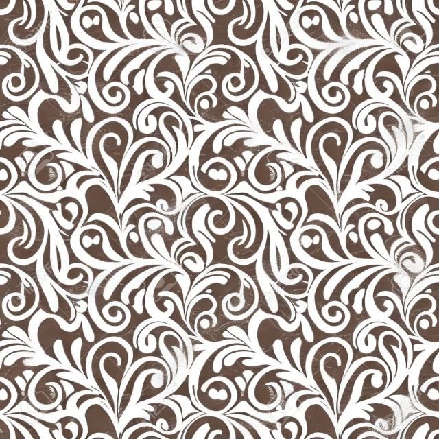 Adorno de encaje vintage, elegante textura de tul, patrón transparente de vector. Patrón de vector de patrones desgarbados de medias de guipur