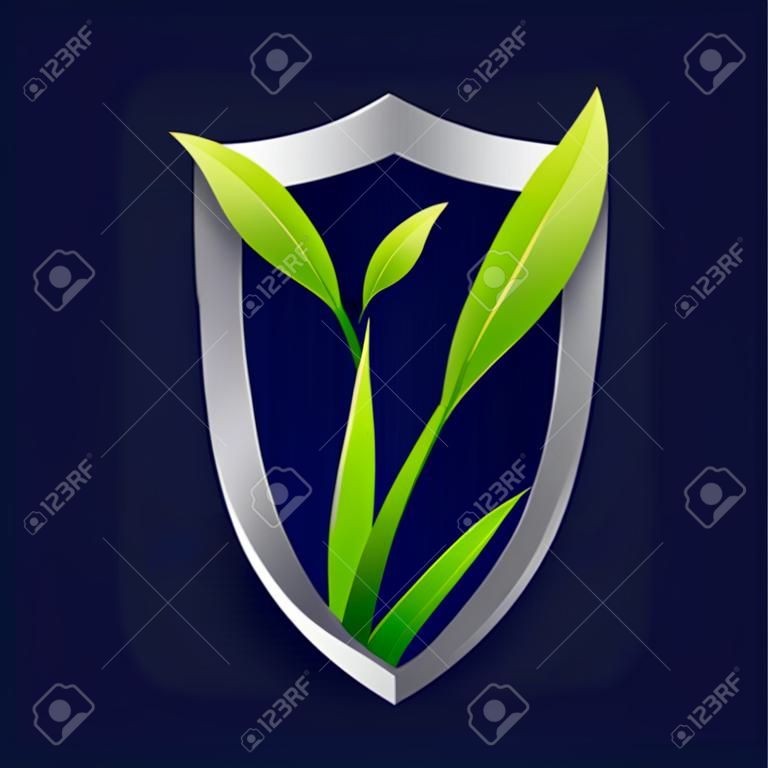 Seeds logo with shield concept