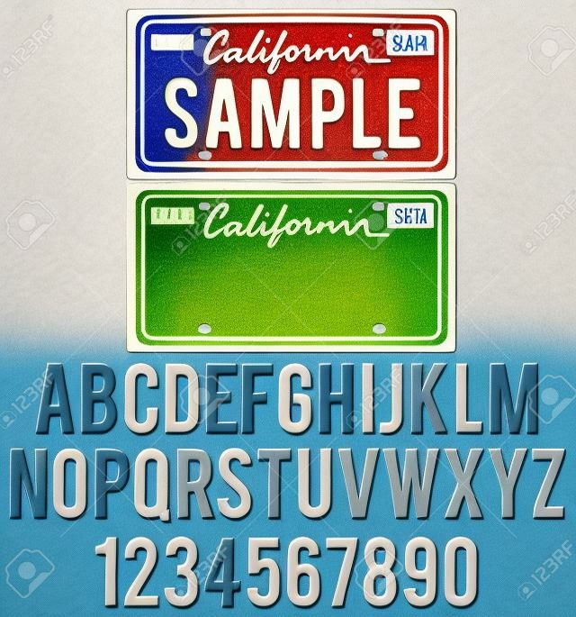 Номерных знаков Калифорния
